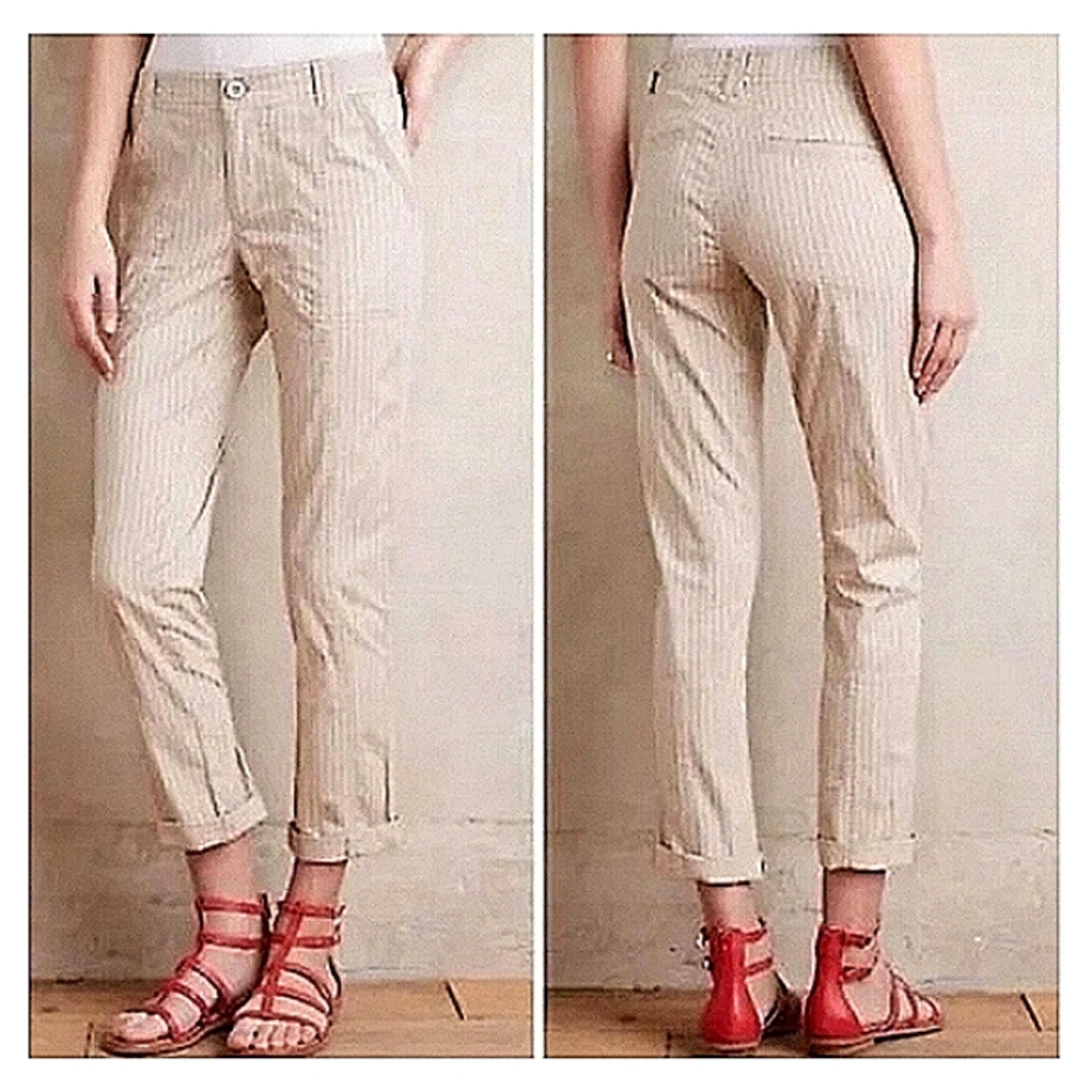 Anthropologie Hei Hei Striped Beachwalk Pants Size 28